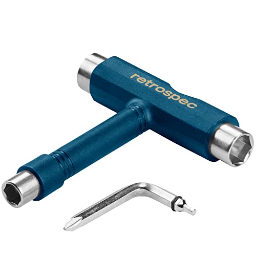 Portable Multi-Function Skate Tool - Navy - Allen Wrench & Screwdriver