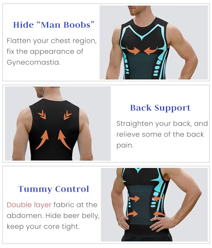 Compression Shirt for Men | Slimming Body Shaper Tank Top