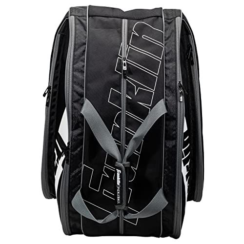 Franklin Sports Pickleball Paddle Bag - Paddle Protector and Travel Case - Official Bag of the Pickleball US Open - Black/White