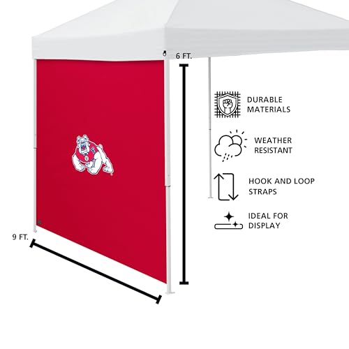Fresno State 9x9 Canopy Side Panel with Hook and Loop Straps