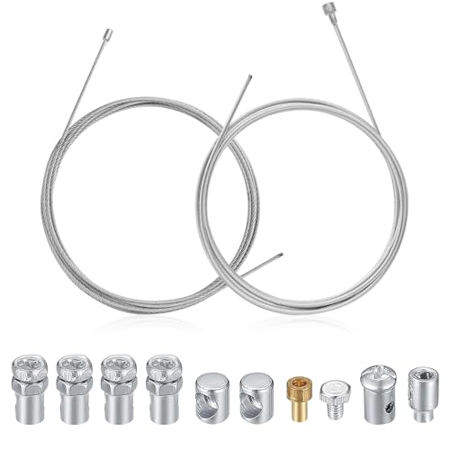 Universal Motorcycle Throttle Clutch Brake Cable Repair Kit - 8.2ft