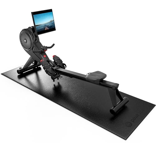 Extra Thick Rowing Machine Mat - Non-Slip & Waterproof - 36" x 102"