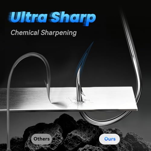Offset Beak Circle Fishing Hooks - 50 Pcs Black Nickel #1/0