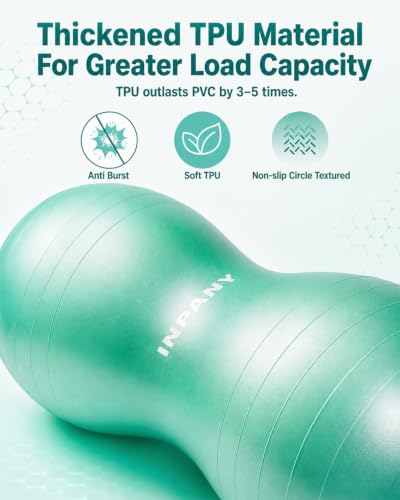 Peanut Exercise Ball for Labor & Therapy - Green