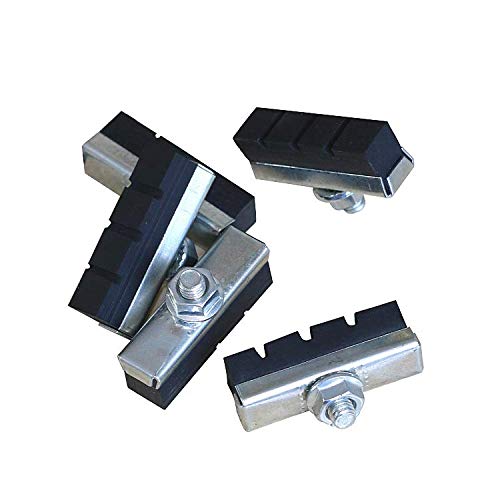 40mm Bicycle Brake Pads for Side and Center Pull Brakes - 2 Pairs (4 Pieces)