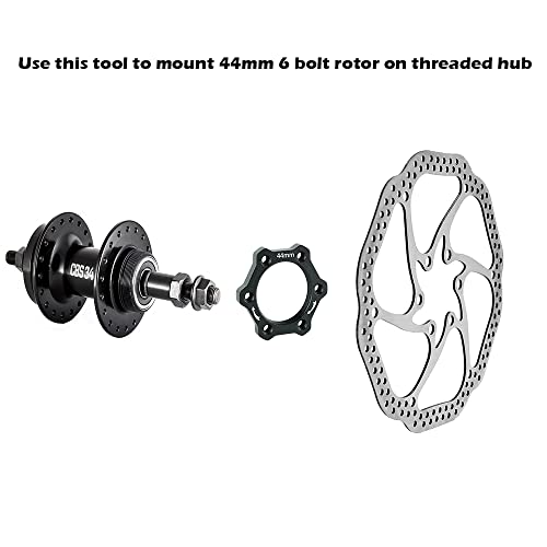 44MM Bike Brake Rotor Flange Adapter - 2 Pack