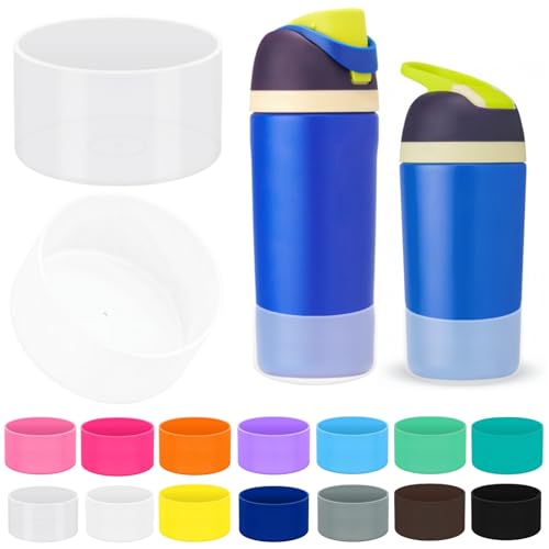 Silicone Boots for Owala Kids Water Bottles - Transparent, 2PCS