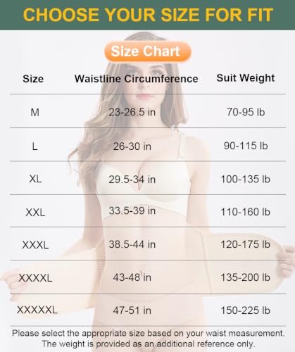 Abdominal Binder Post Surgery - Breathable Belly Band for Women, Back Support - Black, XX-Large
