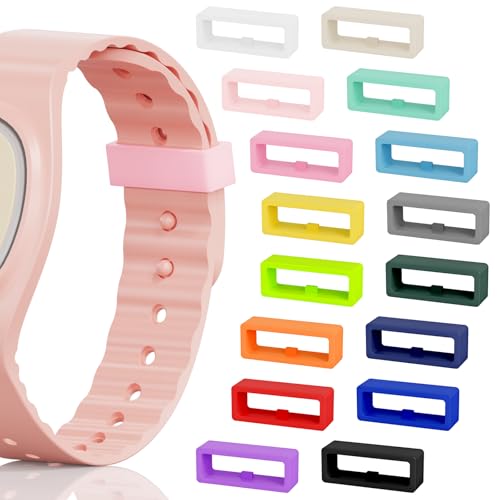 Silicone Band Keeper for Wrist Activity Trackers - Multi-Color