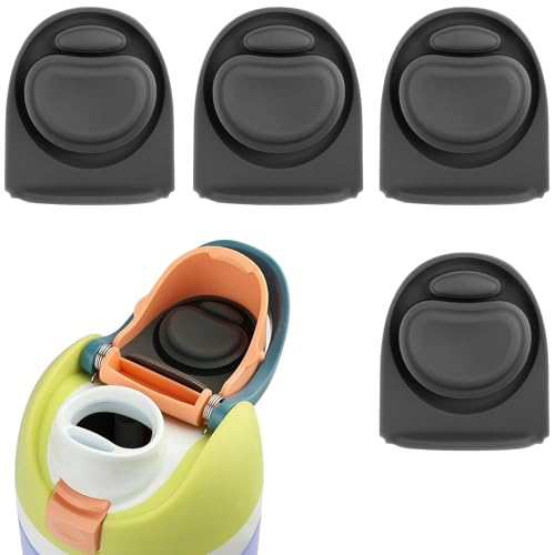 Silicone Replacement Stopper for Spout Lid - 4 Pack - Gray