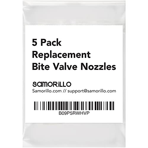 Samorillo 5-Pack Replacement Bite Valve Nozzles Compatible with