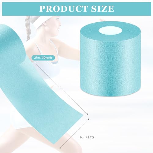 Prewrap Athletic Tape Foam Underwrap - 30 Yards, Turquoise