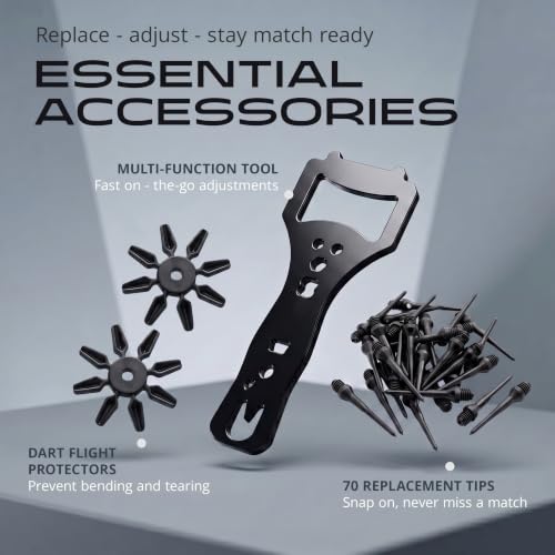 IgnatGames Soft Tip Darts 9-Pack for Electronic Dartboards with 3 Grip Options