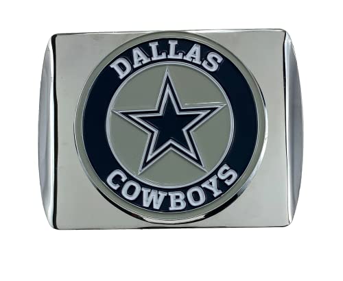 Dallas Cowboys NFL Chrome Metal Hitch Cover - 3D Team Logo