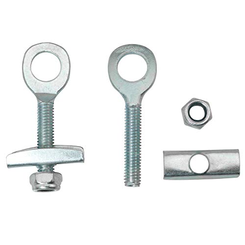 2PCS Adjustable Bicycle Chain Tensioner - Durable Steel for BMX & MTB