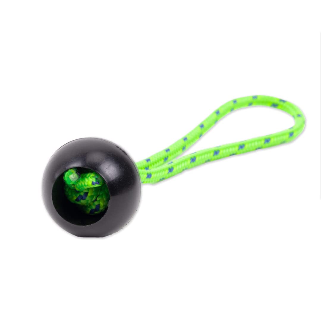 RNA Retrieval Ball 3-Pack – Neon Green Arborist Throw Ball with Sterling Nylon Cord – Remote Line and Friction Saver Removal Tool – 27mm Round Plastic, with 876 lb Cord. Reliable Tree Climbing Gear