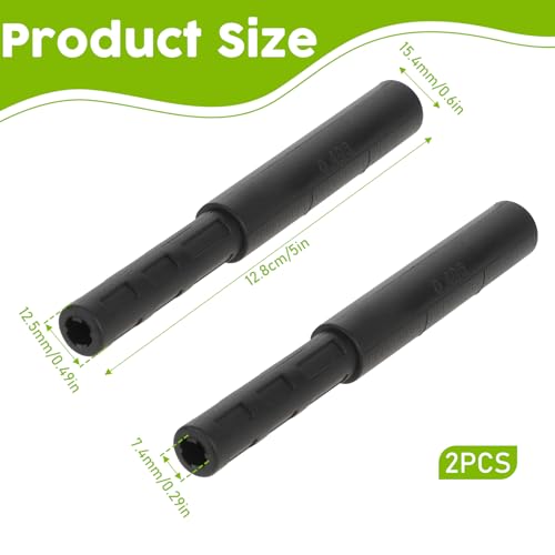 Golf Club Shaft Extension - 2 Pcs Carbon Fiber Rods, 5 Inch