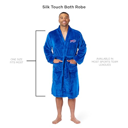 Unisex Silk Touch Bathrobe - New York Giants NFL Robe