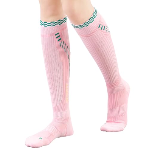 Graduated Compression Socks for Women 15-20 mmHg - Large-X-Large, Blush Forest