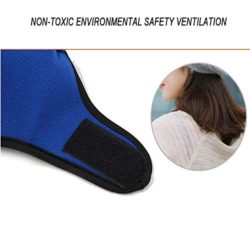 Winter Face Mask for Men & Women - Fleece Windproof - Black