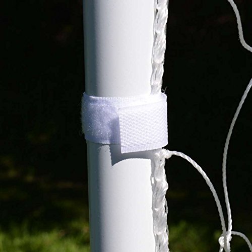 6' x 4' Quick-Setup Steel Soccer Goal - Non-Folding, White