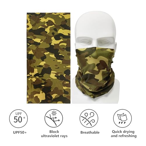 Cooling Neck Gaiter - UPF 50+ Seamless Bandana