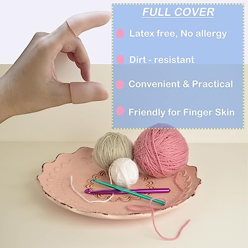 10 Medium Gel Finger Cots - Relief for Arthritis & Eczema