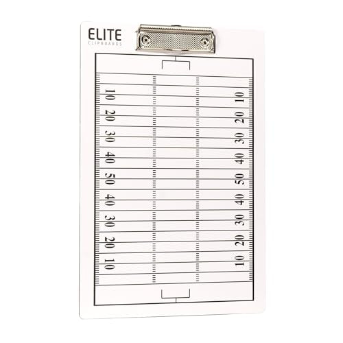 Double-Sided Football Coaching Clipboard with Marker - 12.5" x 9"