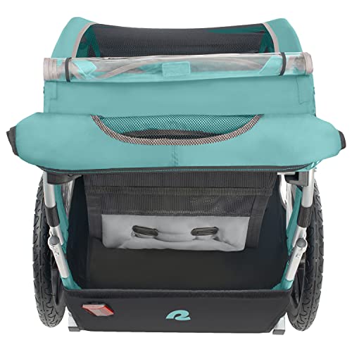 Kids Bicycle Trailer - 1 Passenger Foldable Design - Blue Ridge