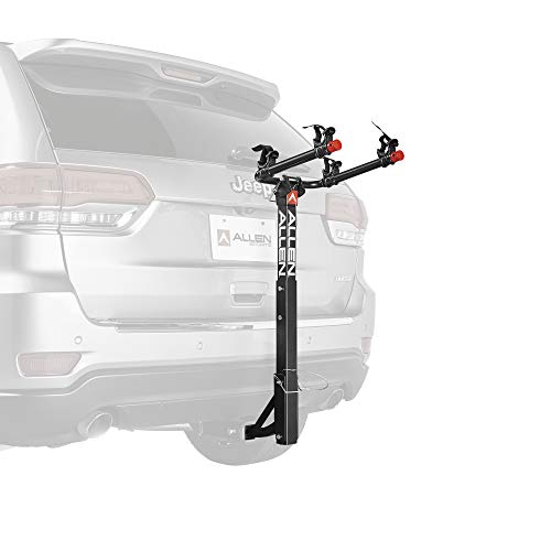 Deluxe 2-Bike Hitch Mount Rack - Silver/Black (522RR)
