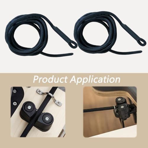 Pilates Reformer Pull Rope Replacement - 2 Pack, 270 cm