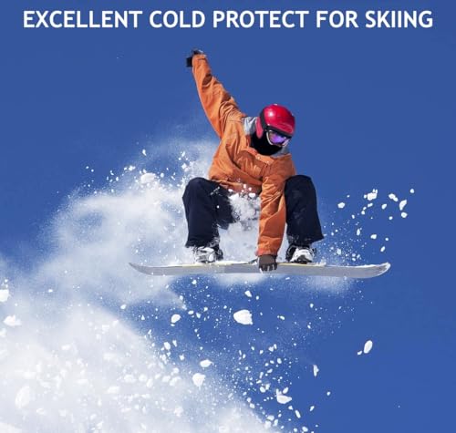 Full Face Balaclava Ski Mask - Breathable Neck Cover - Pink