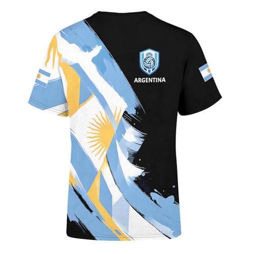 Soccer Jersey for Men and Women - Argentina Blue, Medium