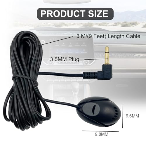 3.5mm Omnidirectional Car Microphone - Hands-Free Communication
