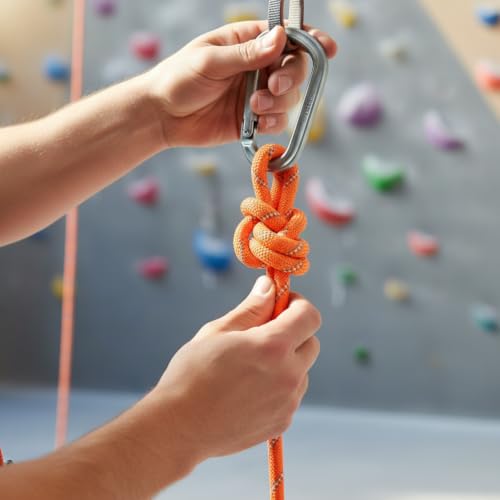 NorthPada Reflective Orange Knot Tying Practice Rope 1/2 in x 16 ft