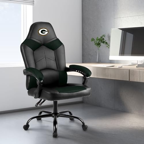 Oversized Office Chair - Green Bay Packers - Black