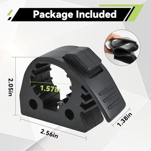 Shovel Holder Kit - Quick Release Rubber Clamp Mount - 2Pcs