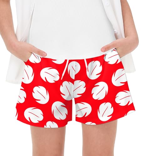 Boys 4th of July Swim Trunks Quick Dry Hawaiian Shorts with Pockets