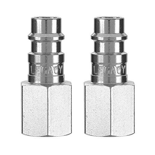 Flexzilla Pro High Flow Plug, 1/4" Body, 1/4" FNPT, 2 Pack - A53430FZ-2PK