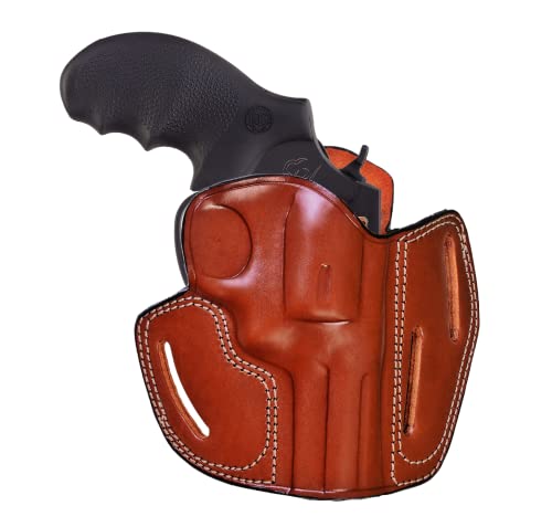 Leather Belt Holster for Taurus 856 Defender 3" Barrel - Right Handed
