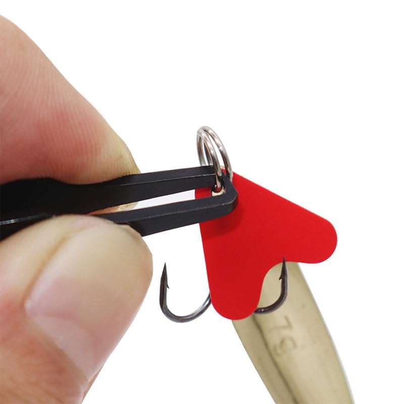Split Ring Pliers Set - 2 PCS Fishing Tool with Mini Tweezers