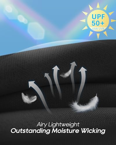 G4Free Lightbreeze Women's UPF 50+ Sun Shirt Medium Black Long Sleeve Workout