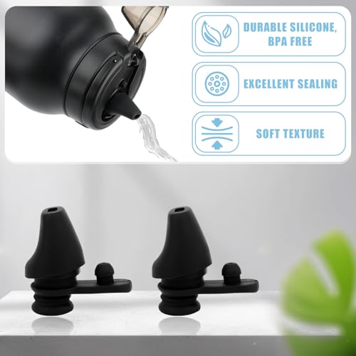 2-Pack Silicone Bite Valve Replacement for 64oz Water Bottles