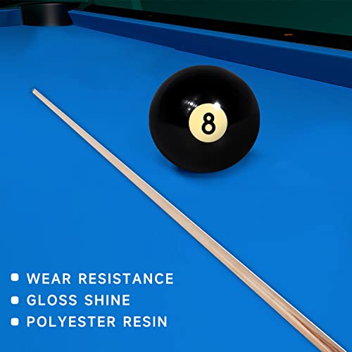 Replacement #8 Billiard Pool Ball - 2.25 Inch Black - 1-Pack