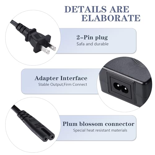 33.6V 2A Unagi Scooter Charger Replacement for One E350 E500 – ETL Cert