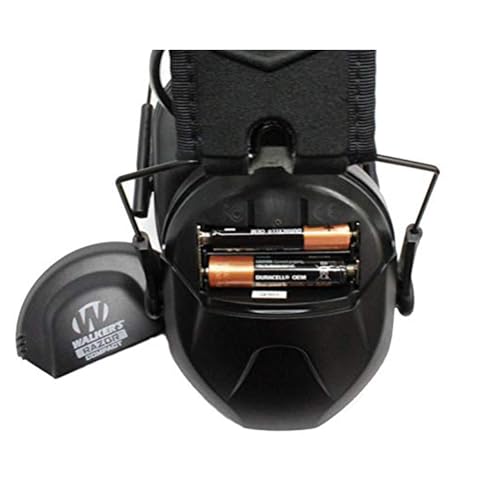 Walker's Razor Slim Electronic Muff - Patriot Black, One Size