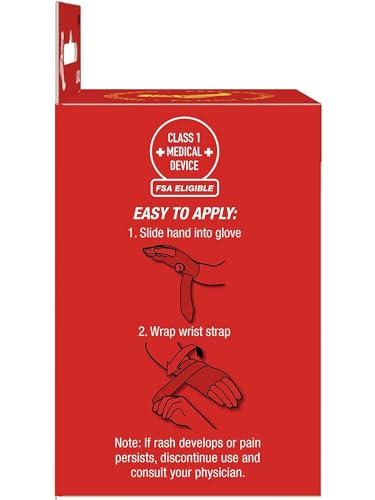 Mueller Large/X-Large Compression Glove for Hand & Wrist Pain Relief, Support, Arthritis, Carpal Tunnel - Beige