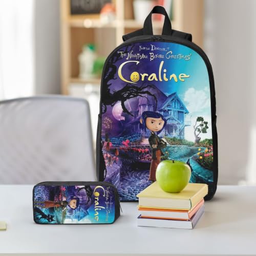 Horror Movie Backpack with Lunch Bag & Pencil Case - Style 1