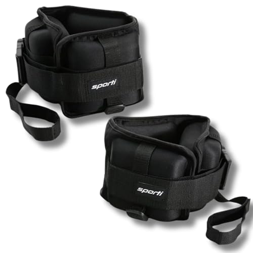 Sporti Aqua Cuffs Water Resistance Bands - Black, Water Workout & Swim Training Equipment
