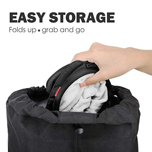 Rhino Valley Climbing Chalk Bag with Drawstring, Zipper Pocket & Adjustable Belt